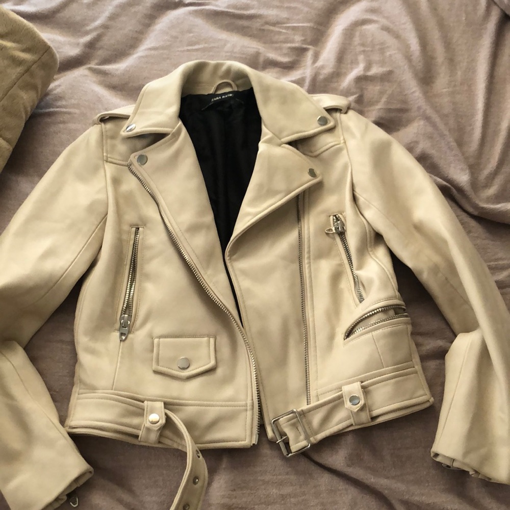 Zara basic leather Jacket